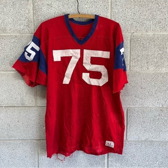 Vintage Champion Distressed Jersey - Picture 1 of 6